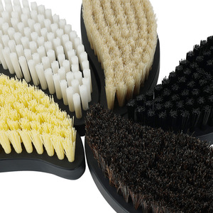 Shoe <b>Brushes</b> Set 5Pcs Pig Hair Synthetic Bristles For Stain Removal Cleaning - Product Image 4