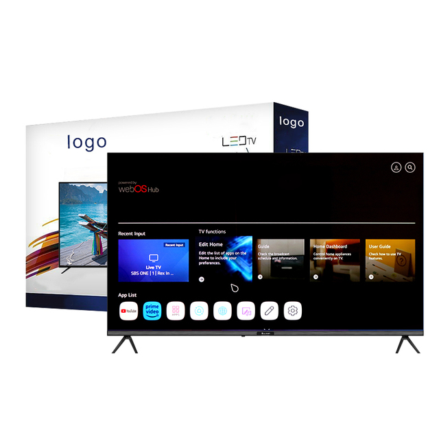 Family Household Use 55 Inch Frameless Android 4K QLED Smart TV