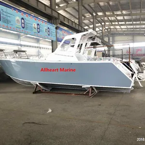 Alüminyum Tekne Için Satış/Alaşım Kabin Balıkçı Teknesi 24FT 26FT Derin V Ile Alt
