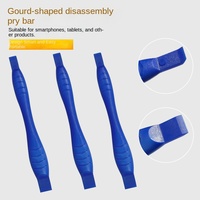 Outil de réparation à double tête en forme de calebasse pour le démontage de l'écran et le retrait de la coque arrière de l'iPhone (Bleu)