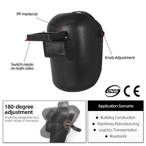 Casque de soudage en fibre de carbone, solution EPI complète, <span class=keywords><strong>ventilé</strong></span>, en matériau PP, pour soudage MIG, commande mixte EPI, usage industriel UE - Product Image 2