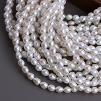 Perles baroques uniques à l'éclat froid, perles d'eau douce irrégulières en forme de goutte d'eau, collier de perles pour la création de bijoux haut de gamme faits à la main