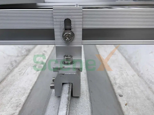 Pinces S <span class=keywords><strong>5</strong></span> u pour le montage de toit solaire avec pince à joint debout Structure de montage solaire Système de rayonnage solaire - Product Image 3