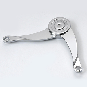 Deux tiges de support de porte d'armoire incurvées en alliage de zinc, supports pneumatiques flexibles multi-angles - Product Image 3
