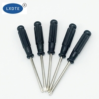 Tournevis Phillips 4 mm, manche noir, embout magnétique, traitement galvanisé, pour démontage de meubles industriels OEM, type grenade