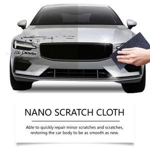 Cire et <span class=keywords><strong>chiffon</strong></span> magique pour voiture-Double <span class=keywords><strong>action</strong></span> pour enlever les rayures et briller - Product Image 2