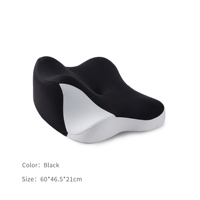 Oreiller ergonomique multifonctionnel 6-en-1 en mousse à mémoire de forme, design confortable et profilé, pour dormir et masser