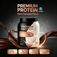 Poudre de Protéine Pure OEM/ODM 100% Whey Saveur Chocolat Riche 25g de Protéines Faible Teneur en Sucre Complément Nutritionnel Sportif pour la Croissance Musculaire