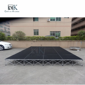 Escenario Portátil Personalizado para Interiores y Exteriores, Plataforma de Escenario Antideslizante de Aluminio, Podio para Eventos Musicales - Product Image 2