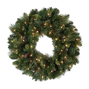 Guirlande et couronne de Noël décorées en matériau PE - Product Image 4