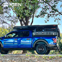 Tente pliante en fibre de verre légère Popup Body Expedition 4x4 Overland Slide-In Pickup Folding Shell Campers
