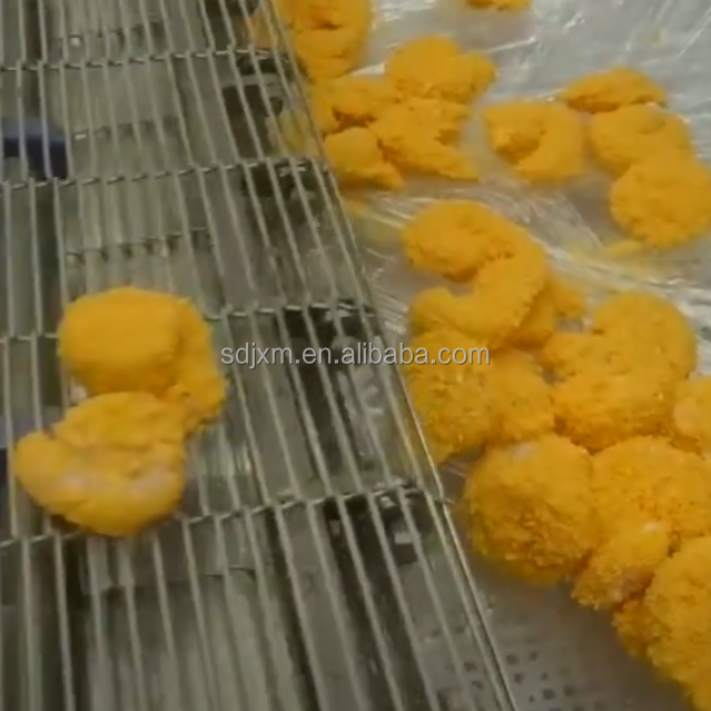 Automatic Fried Chicken Strips Coating Line