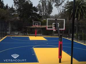 Dalles de sol emboîtables pour terrain de basket VMKON Gamechanger+ - Matériau TPE, épaisseur 19 mm, utilisation intérieure/extérieure - Product Image 5