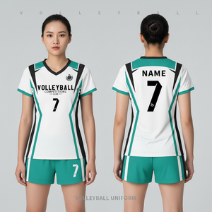 Комплект для волейбола: футболка и шорты, индивидуальный дизайн, сублимационная печать, высокое качество, 100% быстросохнущий материал, для мужчин и женщин - Product Image 5