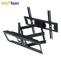 Dudukan TV Dinding Artikulasi Kuat untuk Layar 32-70 Inch, Kapasitas 45kg, VESA 400x400, Dapat Diputar, Dapat Dimiringkan, Lengan Ekstensi