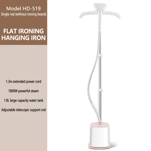 Défroisseur vapeur 2-en-1 avec planche à repasser, vapeur puissante, grand réservoir d'eau, double barre, défroisseur vertical pour usage domestique - Product Image 6