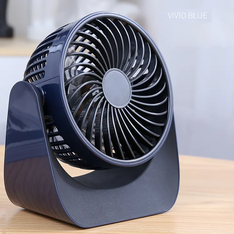 Patented Desk Small Table Fan with strong airflow quiet operation portable fan 3 speed adjustable head 360 degree rotatable