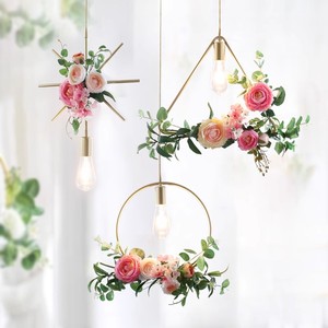 Plafonnier décoratif suspendu grande plante verte moderne Led salle à manger lustre lumière pour salon moderne pendentif - Product Image 2