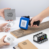 WAISU Mini Impresora Portátil de Inyección de Tinta Máquina de Codificación Manual para Codificar Fechas de Caducidad Serie de Lotes Números Tarjetas Papel