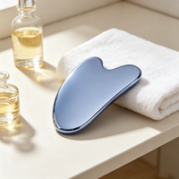 Outil Gua Sha Premium en Térahertz, Planche de Massage Énergétique Naturelle, Thérapie de Grattage Facial et Corporel, Outil de Beauté, OEM, Marque Privée