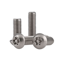 M14 * 40mm A2 Acier Inoxydable Torx 6-Lobe Socket Button Head Vis de Sécurité Avec Pin