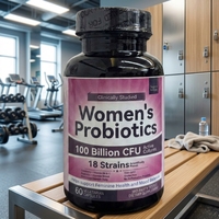 Capsules végétaliennes probiotiques et prébiotiques équilibrantes, suppléments à base de plantes en vrac, capsules de soutien enzymatique digestif pour adultes