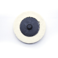 Disque à changement rapide en feutre de laine de 50 mm de haute qualité, certifié ISO9001, OEM/OBM pour meuleuse d'angle, polissage et lustrage