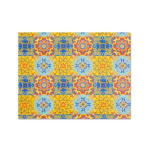 Tovaglia in Cotone Excelsa Trinacria 140x180 Cm Design Fantasia Multicolore - Product Image 1