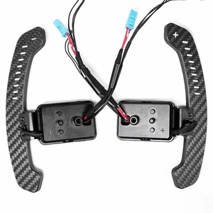 Levier de vitesses magnétique en fibre de carbone LED pour volant de voiture de conception sportive des séries 12345678, modifié pour X3 X4 X7 12345678 - Product Image 1