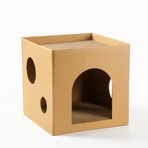 Cat nest cat toys corrugated paper cardboard cat house pet supplies foldable