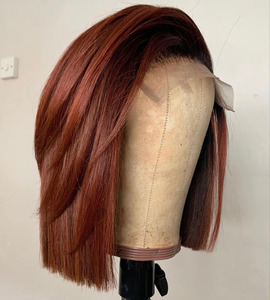 Perruques Lace Front <span class=keywords><strong>Blond</strong></span> <span class=keywords><strong>Cendré</strong></span> 1B pour Femmes, Perruque Courte Bob en Cheveux Humains avec Racines Brunes, Perruques Frontales en Dentelle HD Transparente 2x6 Pré-épilées - Product Image 6
