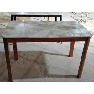 Đẹp hàng đầu bàn ăn đá cẩm thạch Nhân tạo Kích thước hàng đầu 120*70 gỗ/cọ màu phổ biến trong worldwilde - Product Image 3