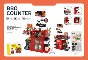 ของเล่นเด็ก ชุดบ้านทำอาหาร ชุดเชฟ ชุดทำบาร์บีคิว ร้านค้าจิ๋ว ของเล่นครัว ของเล่นกดน้ำ โต๊ะ<span class=keywords><strong>อาหาร</strong></span> ของเล่นสำหรับเด็ก - Product Image 3