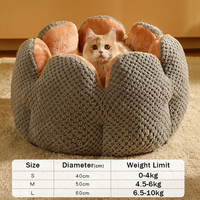 Lit pour animaux de compagnie en peluche épaisse amovible en forme de cactus mignon, écologique, pour chats et chiens, tapis douillet et chaud, vente en gros