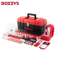 Kits de Consignation BOZZYS LOTO Sécurité Personnelle Cadenas à Hasp et Disjoncteur pour Condamnation Électrique Accessoire de Boîte à Outils