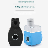 Vanne solénoïde série SV/HV/EVR/Cassette, vanne d'arrêt d'évaporateur avec bobine assortie 220/380V, pièces de rechange pour la réfrigération HVAC