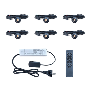 <span class=keywords><strong>Spot</strong></span> lumineux <span class=keywords><strong>LED</strong></span> <span class=keywords><strong>encastrable</strong></span> de 3W, couleur unique, en aluminium argenté, pour armoire, vitrine, véranda, éclairage de plafond de pergola, 6 pièces - Product Image 6