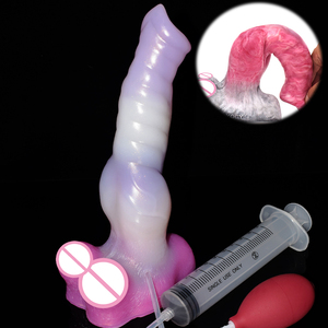 YOCY Gory Raw Meat Color realistico Dildo Hawk wolf Plug anale Silicone Fantasy Toy per donna uomo con ventosa grande annodato - Product Image 4