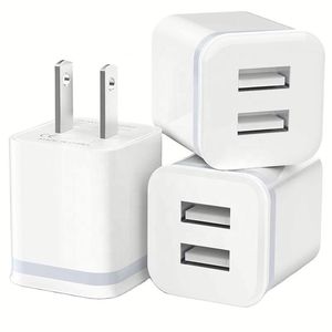5V 2.1A Dual USB Ports Home Travel Wall Charger <b>Power</b> <b>Adapter</b> for Mobile Phone - Product Image 1