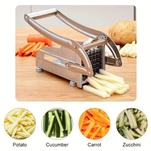 Taglierina Professionale Manuale per Patatine di Patate Dolci con Lama in Acciaio Inox Utensile da Cucina per Patatine Fritte - Product Image 2