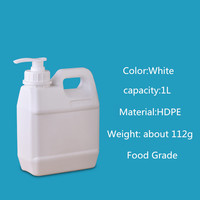 Bouteille en plastique HDPE carrée de 10 litres pour eau, alcool, huile, avec pompe, fabriquée en usine 1 2 3 4 5 6