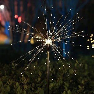 Solar Garden <b>Lights</b> Dandelion Shape Solar Powered <b>Outdoor</b> Lawn Decor <b>Light</b> Waterproof Stake Lamp For Yard Pathway - Product Image 2