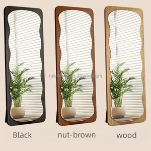 Trang trí nội thất sang trọng hình chữ nhật lớn khung gỗ dài thay đồ gương sàn đứng tường Gương trang trí cho phòng khách - Product Image 6