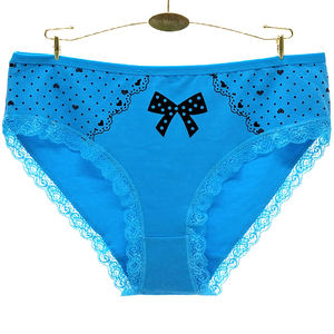 Yun Meng Ni 속옷 2XL 3XL 4XL 귀여운 큰 활 점 인쇄 섹시한 팬티 속옷 - Product Image 3