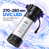 Module d'eau ultraviolette longue durée 5000H 270 à 280nm 25 LPM, unité activée par le débit pour chauffe-eau instantané, distributeur d'eau, purificateur UV