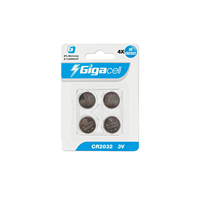 Bon prix bonne qualité 3V CR2032 pile bouton au lithium jouets piles en acier inoxydable jouets