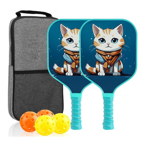 Raquettes de pickleball avec motif licorne pour enfants, ensemble de jeu d'extérieur avec balles et sac de transport - Product Image 5