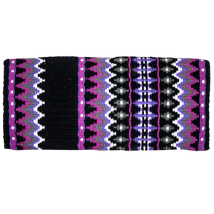 Couverture et coussin de selle de cheval à double tissage au design élégant, laine de Nouvelle-Zélande épaisse et lourde de haute qualité pour cheval de spectacle - Product Image 3