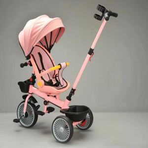 รถสามล้อเด็กและรถเข็นเด็กทารกอุปกรณ์นอนและนั่งแบบหลายทิศทางสำหรับเด็ก1-6ขวบ - Product Image 2