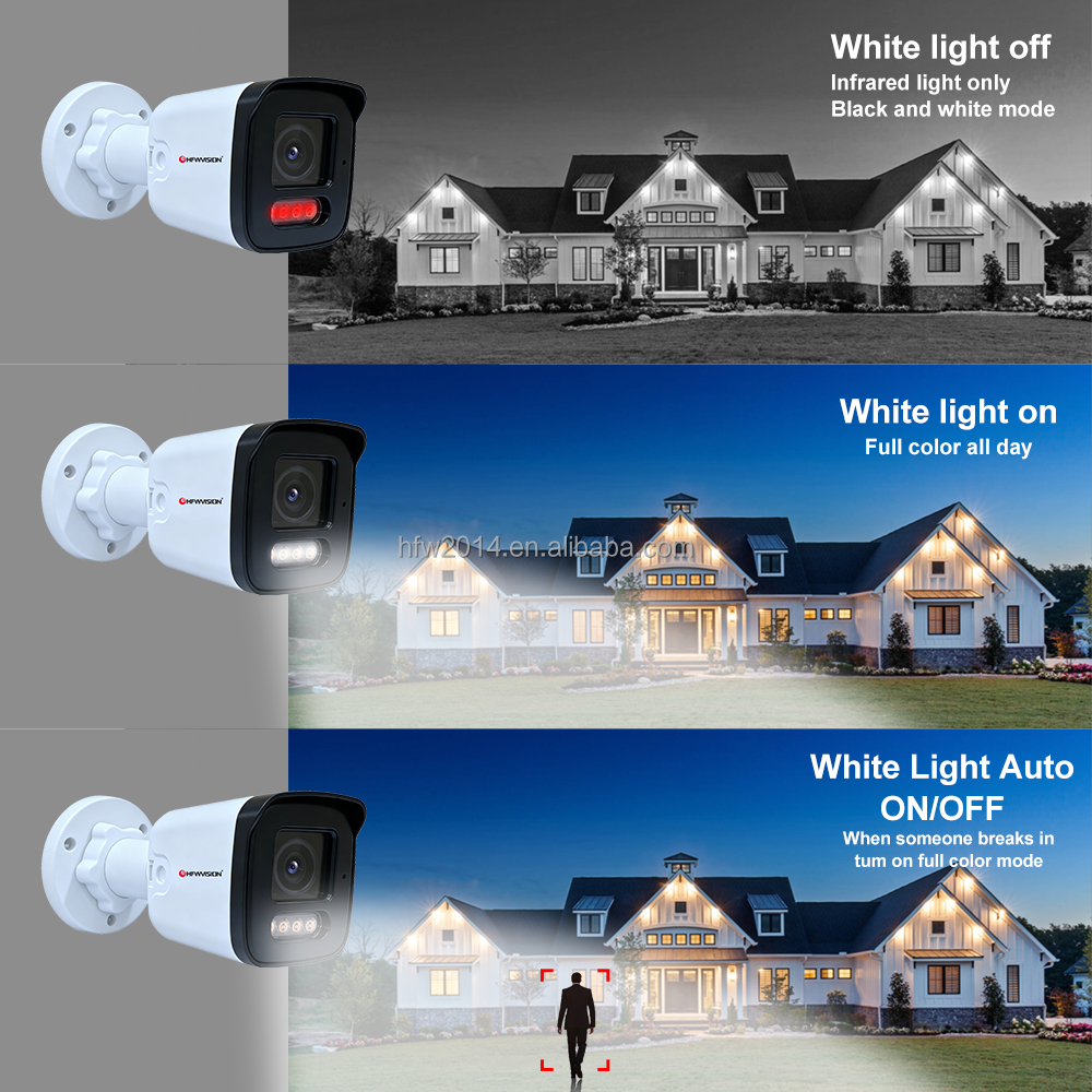 3K 5MP PoE IP Full Color Network Camera Hik Compatible Plug and Play Smart Dual Light Night Vision CCTV Security Bullet Camera · image 2